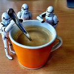 Coffee and stormtroopers