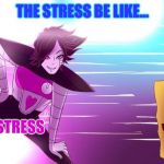 The stress | THE STRESS BE LIKE... YOU; STRESS | image tagged in really mettaton,stress | made w/ Imgflip meme maker