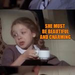 How to deal with snobs. | YOU HAVE THE SAME LOOKS AND PERSONALITY AS MY COUSIN; SHE MUST BE BEAUTIFUL AND CHARMING; HE'S DEAD | image tagged in airplane i take it black | made w/ Imgflip meme maker