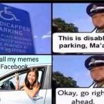 Disabled parking