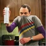 Sheldon Cooper smells funny