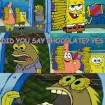 Chocolate Spongebob Meme Generator - Imgflip