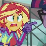 Sunset Shimmer angry