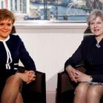 Theresa May Nicola Sturgeon