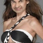 Mr Bean Bikini | WOMEN REVEAL 90% OF THEIR BODY IN BIKINIS; WE MEN ARE SO POLITE THAT WE ONLY LOOK AT THE COVERED PARTS | image tagged in mr bean bikini | made w/ Imgflip meme maker
