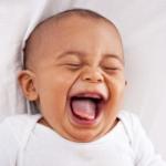 Laughing baby