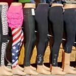 Yoga Pants In A Row