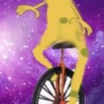 Caveman spongebob/dat boi  | ALL THE DRUGS COMBINE IN THE UNIVERSE TO MAKE THIS | image tagged in caveman spongebob/dat boi | made w/ Imgflip meme maker