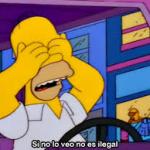 Homer simpson ilegal