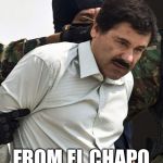 True Story Bro | JUST RELEASED; FROM EL CHAPO STYLE DETENTION | image tagged in el chapo,true story,memes,torture | made w/ Imgflip meme maker