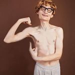 Nerd | CHECK OUT THE; GUN SHOW! | image tagged in nerd | made w/ Imgflip meme maker