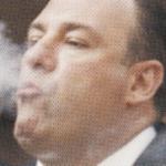 Tony Soprano smoke meme