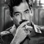 Saddam Smoking Noir