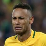 neymar crying