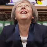 Theresa May Laughing