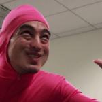 Pink Guy High five