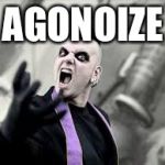 goth | AGONOIZE | image tagged in goth | made w/ Imgflip meme maker