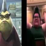 Monsters Inc. Trigglypuff Comparison meme