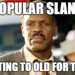 Lethal Weapon Danny Glover | POPULAR SLANG IM GETTING TO OLD FOR THIS LIT. | image tagged in memes,lethal weapon danny glover | made w/ Imgflip meme maker