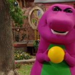 Angry Barney meme