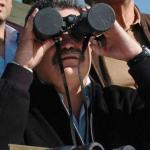 closed binoculars