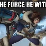 Star Wars Day! | MEI THE FORCE BE WITH YOU | image tagged in mei attacks | made w/ Imgflip meme maker