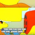 Bart Simpson sings "Banana Phone song" | 🎶 RING RING RING RING RING RING RING, BANANA PHONE 🎶 | image tagged in bart simpsons' megaphone testing,banana phone,bart simpson,the simpsons | made w/ Imgflip meme maker