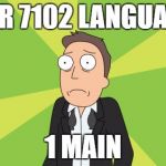 #BasicHuman | OVER 7102 LANGUAGES; 1 MAIN | image tagged in basichuman | made w/ Imgflip meme maker