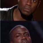kevin hart reaction | DO I SEE MY EX WIFE; OH WHO INVITED HER | image tagged in kevin hart reaction | made w/ Imgflip meme maker