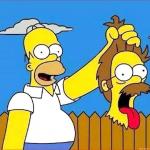 Homer cuts flanders' head (upgraded)