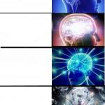 Expanding Brain 5 stages
