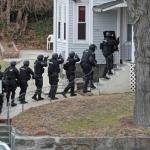 Cops raiding house anarchy