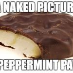 Not Charlie Browns lesbian friend | A NAKED PICTURE; OF PEPPERMINT PATTY | image tagged in peppermint patty,memes,peanuts charlie brown peppermint patty | made w/ Imgflip meme maker