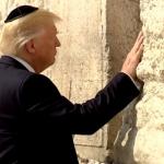 trump at wailing wall