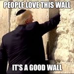 Trump Wall | PEOPLE LOVE THIS WALL; IT'S A GOOD WALL | image tagged in trump wall | made w/ Imgflip meme maker