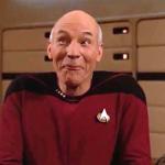 Picard giggles