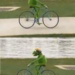 Kermit Bike meme