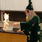 Wizard burning money
