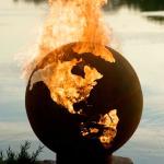 World burning