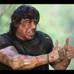 Stallone Thumps Up