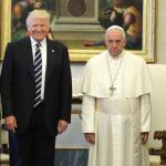 Trump and Pope Francis