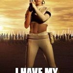Padme's Abs | I KNOW YOU WANT TO TOUCH MY ABS I HAVE MY BLASTER READY | image tagged in padme's abs,star wars,memes | made w/ Imgflip meme maker