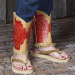 redneck flip flops