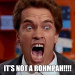Arnold screaming | IT'S NOT A ROHMPAH!!!! | image tagged in arnold screaming,romper | made w/ Imgflip meme maker
