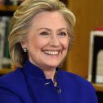 Hillary smiling