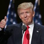 Trump's Thumbs-up
