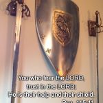 Shield | You who fear the LORD, trust in the LORD;; He is their help and their shield. Psa. 115:11 | image tagged in shield | made w/ Imgflip meme maker