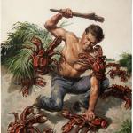 Man crab fight meme