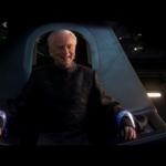emperor Palpatine in stun cuffs in revenge of the Sith