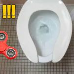 Fidget spinner -- open toilet | No !!! | image tagged in memes,fidget spinner,toilet | made w/ Imgflip meme maker